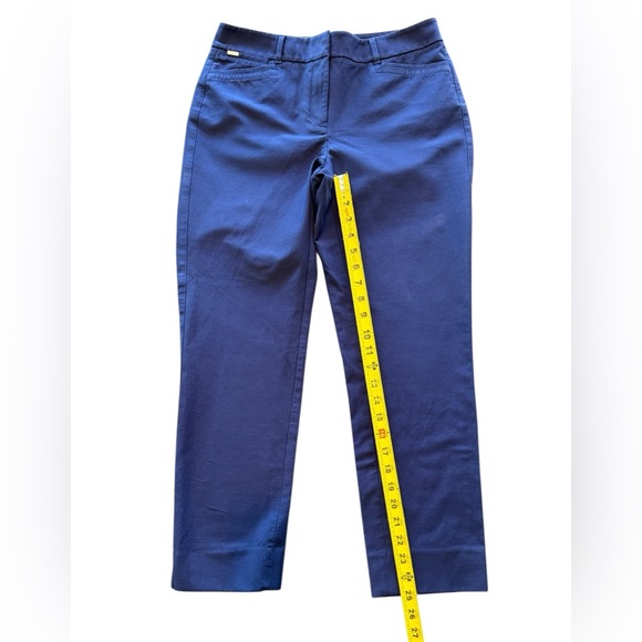 White House Black Market The Slim Ankle Navy Blue Women’s Size 4 - Picture 7 of 9